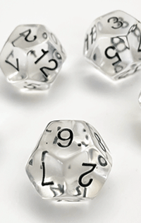 D12 - Clear Dice