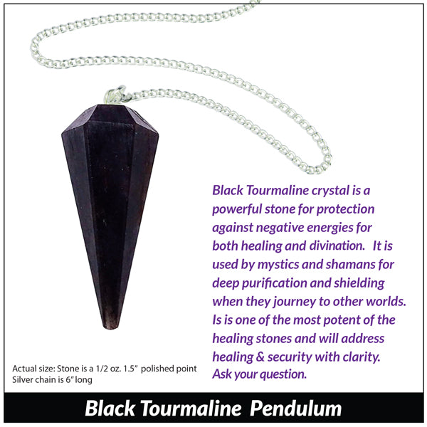 Black Tourmaline Pendulum – The Spirit of Water