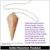 Golden Moonstone Pendulum