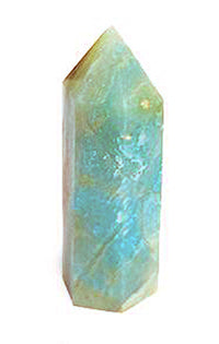 Ocean Picture Jasper Tower with Lemurian Colors