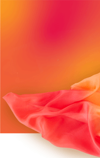 Silk Altar Scarf-Sunset Orange